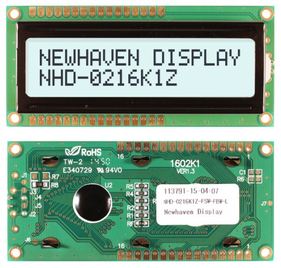 NHD-0216K1Z-FSW-FBW-L by newhaven display