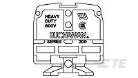 0250 by te connectivity / buchanan brand
