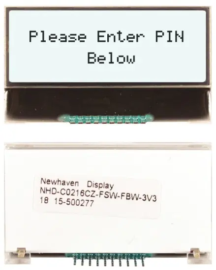 NHD-C0216CZ-FSW-FBW-3V3 by newhaven display