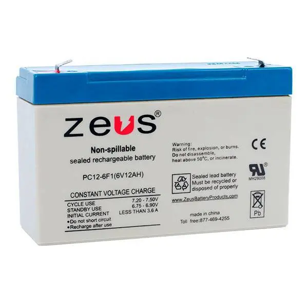 PC12-6F1 by zeus battery products