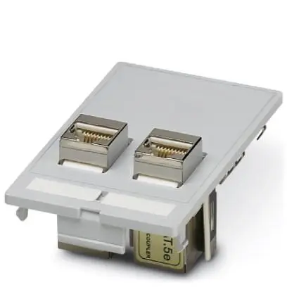 VS-SI-FP-2RJ45-5-MOD-BU/BU
