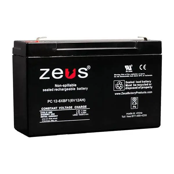 PC12-6XBF1 by zeus battery products