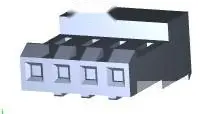 640430-4 by te connectivity / amp brand